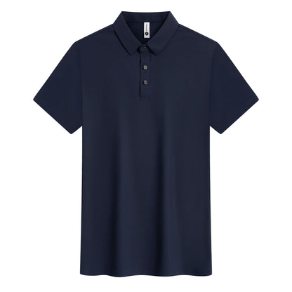 Seamless Cooling Ice Silk Polo