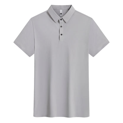 Seamless Cooling Ice Silk Polo