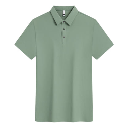 Seamless Cooling Ice Silk Polo