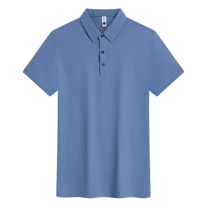 Seamless Cooling Ice Silk Polo