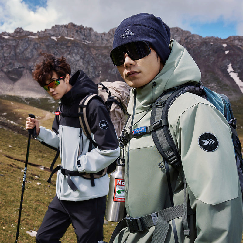 Men’s Waterproof Windproof Hiking Jacket – Breathable Outdoor Softshell for Trekking & Camping