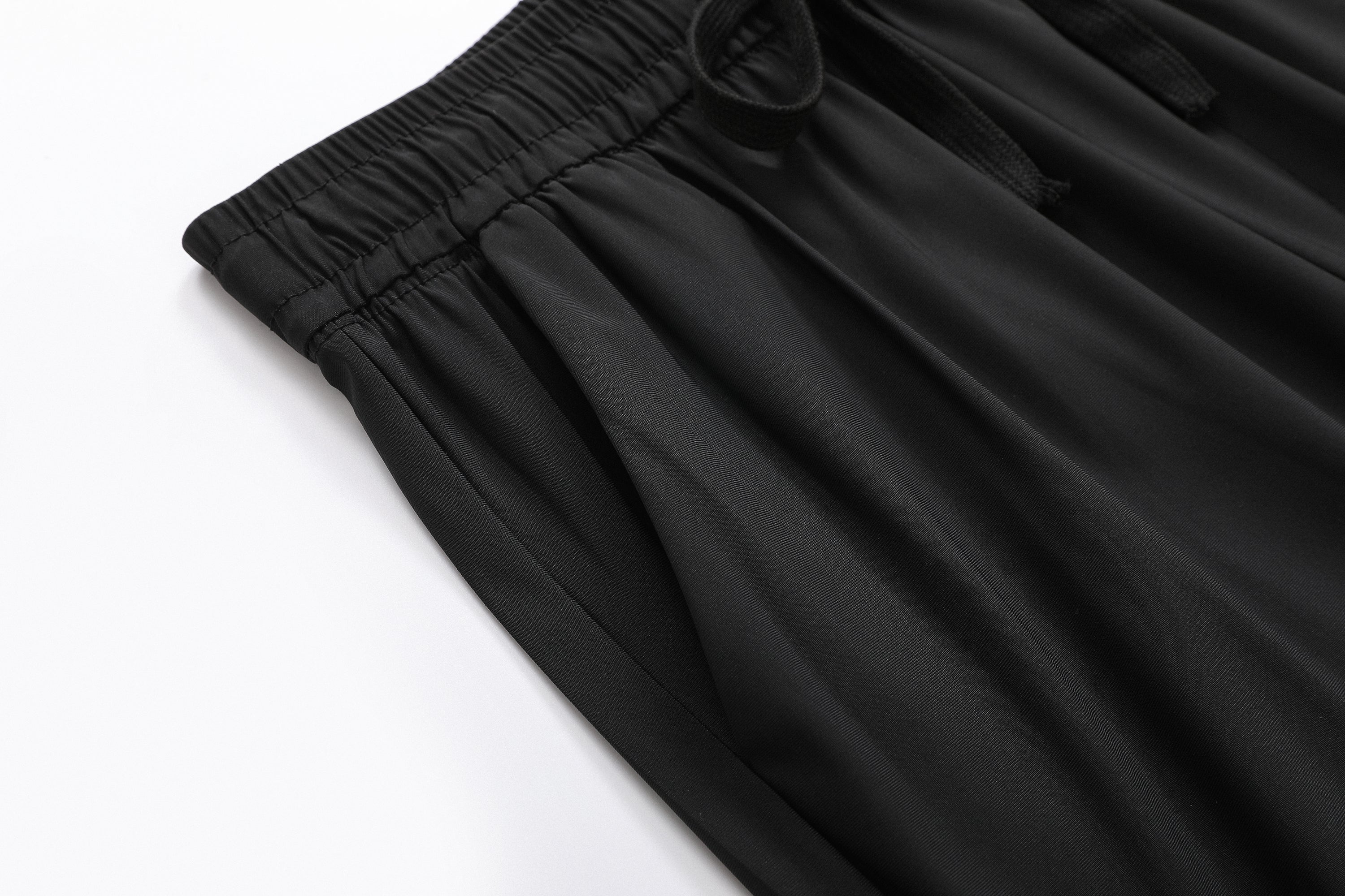 Men's Ice Silk Hiking Quick-Dry Pants – Elastic Waist & Cuffed Ankles