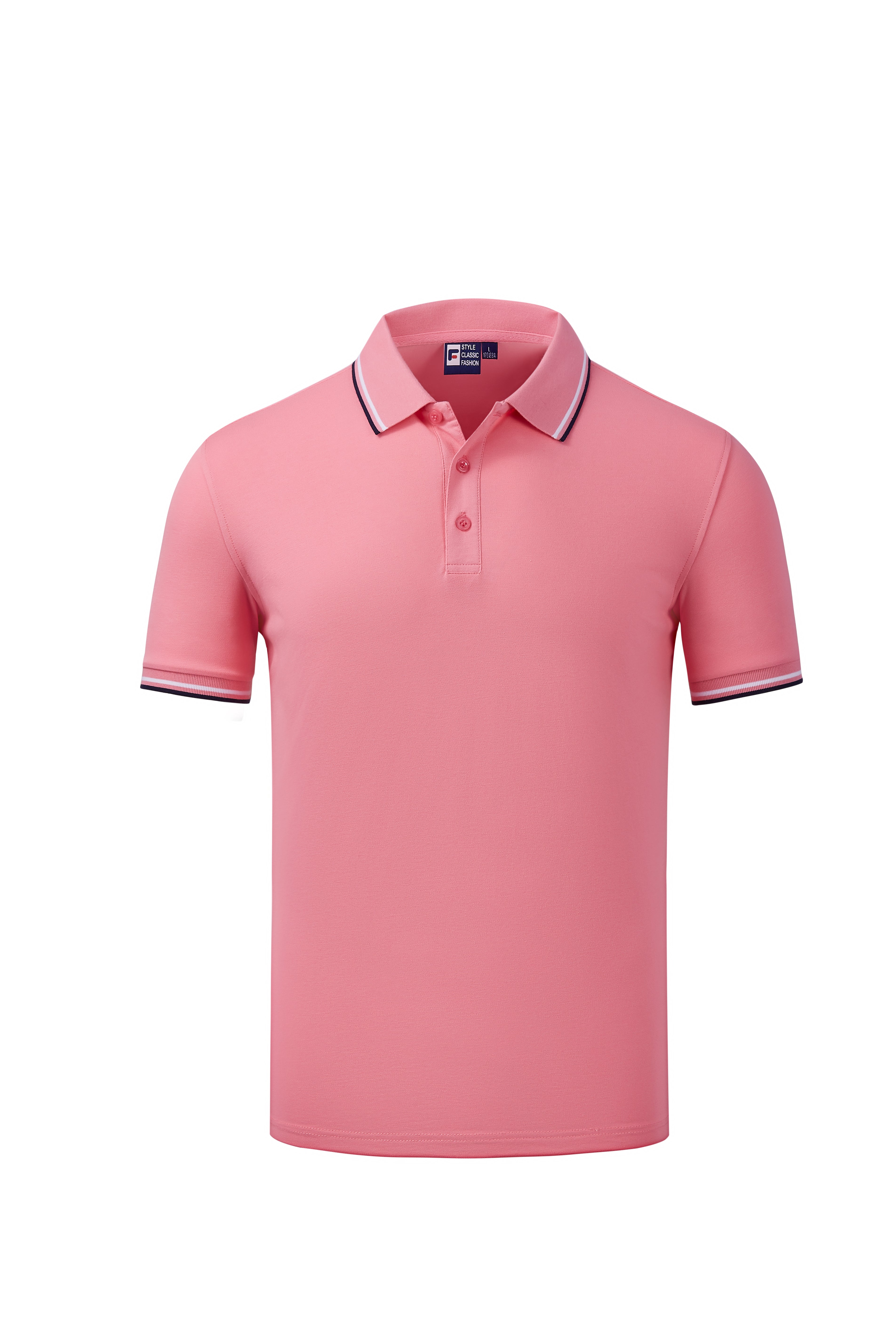 Unisex Knit Polo Shirt – Casual Short Sleeve Button Down Crochet Classic Golf Collared Top