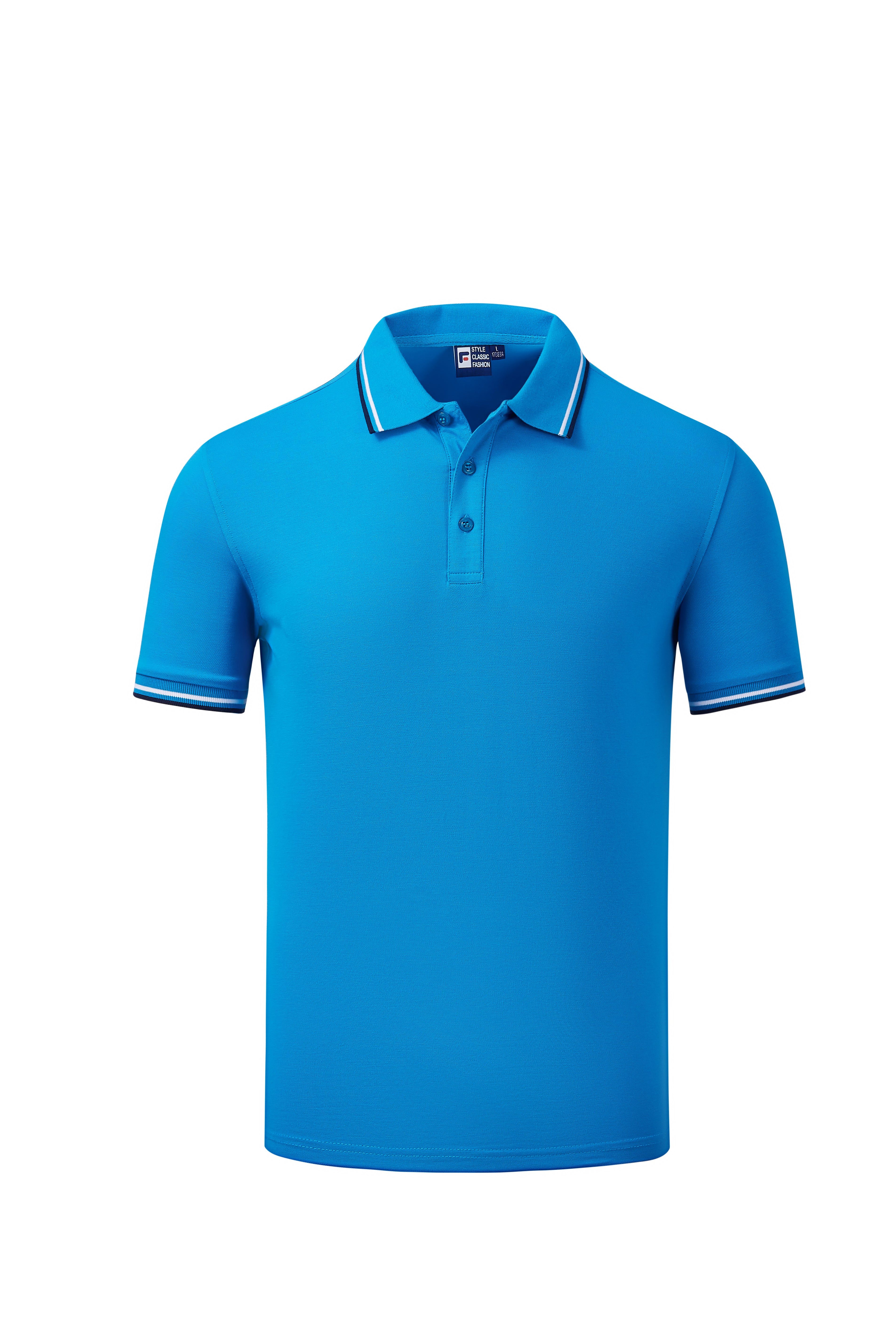 Unisex Knit Polo Shirt – Casual Short Sleeve Button Down Crochet Classic Golf Collared Top