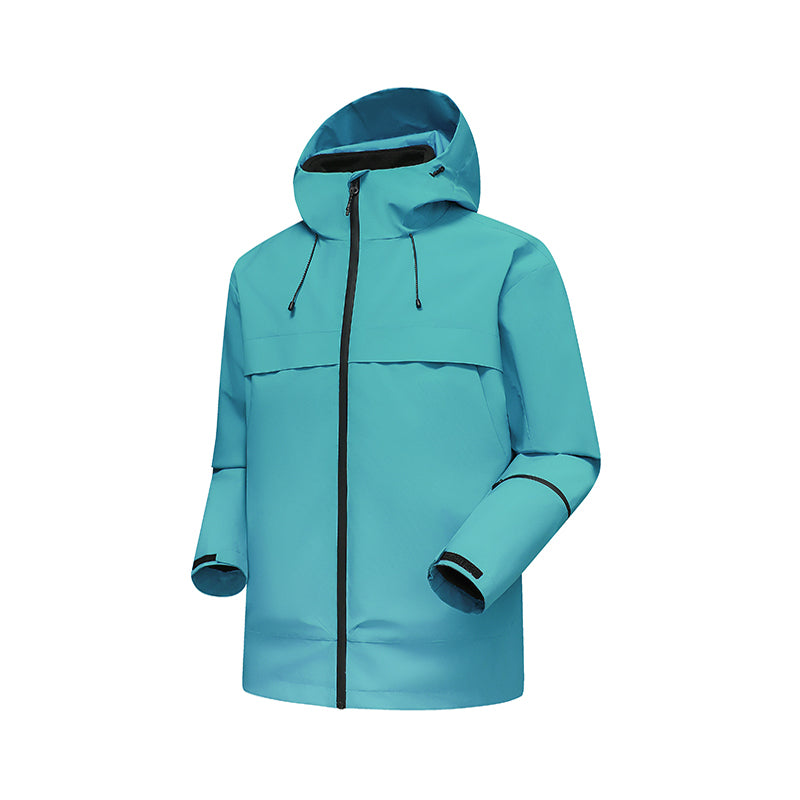 Men’s Waterproof Windbreaker Rain Jacket – Lightweight Hooded Outdoor Coat