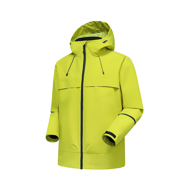 Men’s Waterproof Windbreaker Rain Jacket – Lightweight Hooded Outdoor Coat