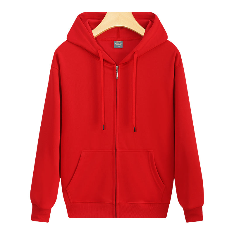 Men's Classic Zip Up Hooded Sweatshirt Jacket Casual Fleece Hoodie