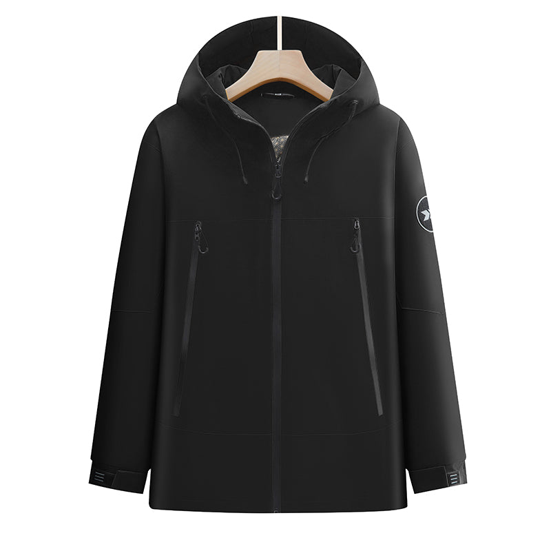 Men’s Waterproof Windproof Hiking Jacket – Breathable Outdoor Softshell for Trekking & Camping