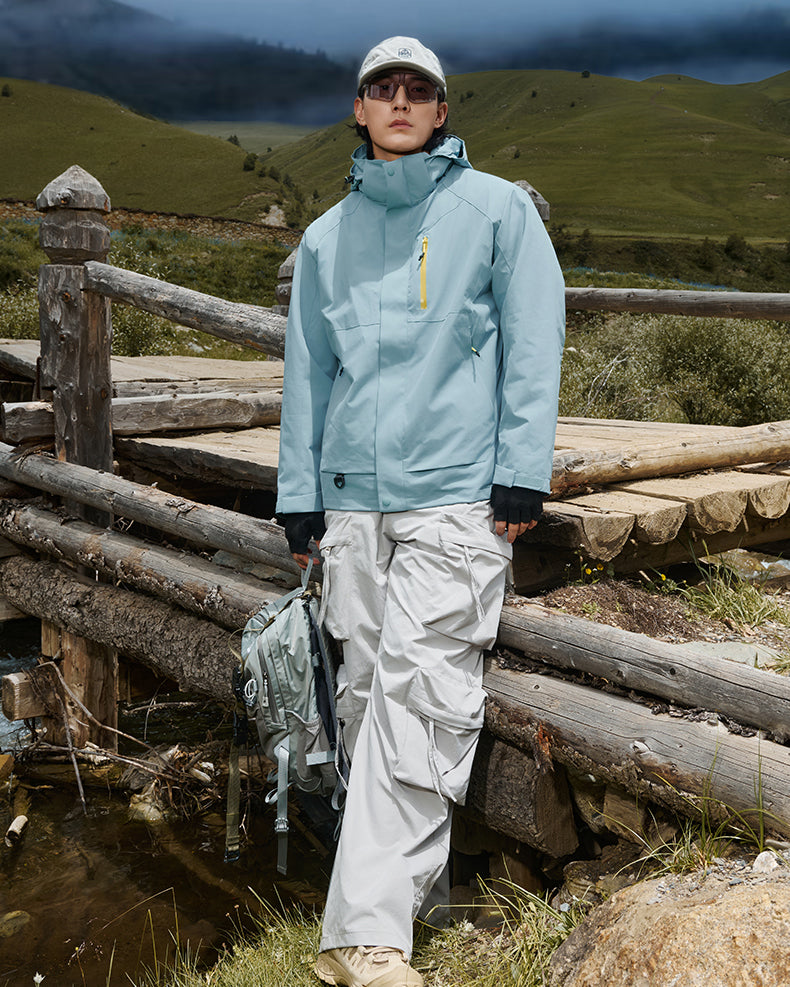 Men’s Waterproof Rain Jacket – Lightweight Windbreaker for Hiking & Outdoor Wear