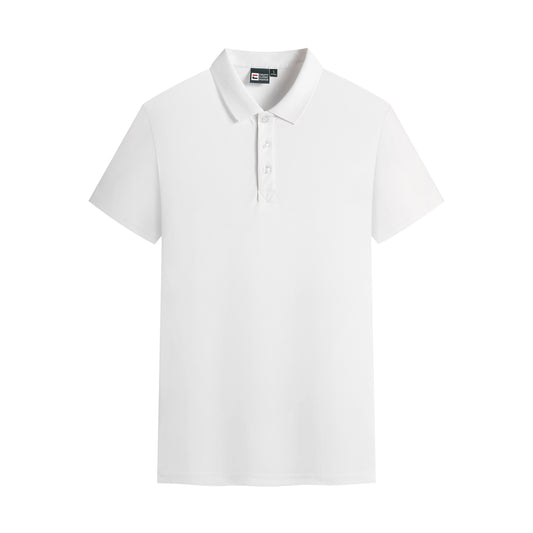 Unisex Short Sleeve Polo Shirt – Cotton Blend, Three Button Closure, Regular Fit