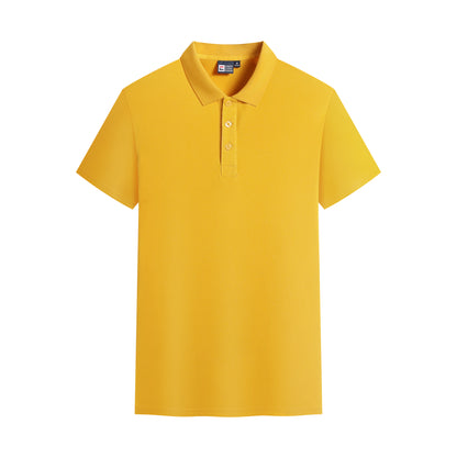 Unisex Short Sleeve Polo Shirt – Cotton Blend, Three Button Closure, Regular Fit