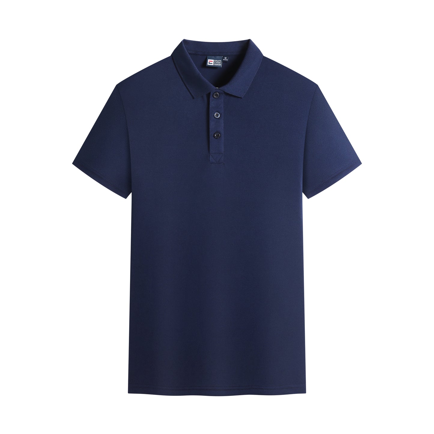 Unisex Short Sleeve Polo Shirt – Cotton Blend, Three Button Closure, Regular Fit