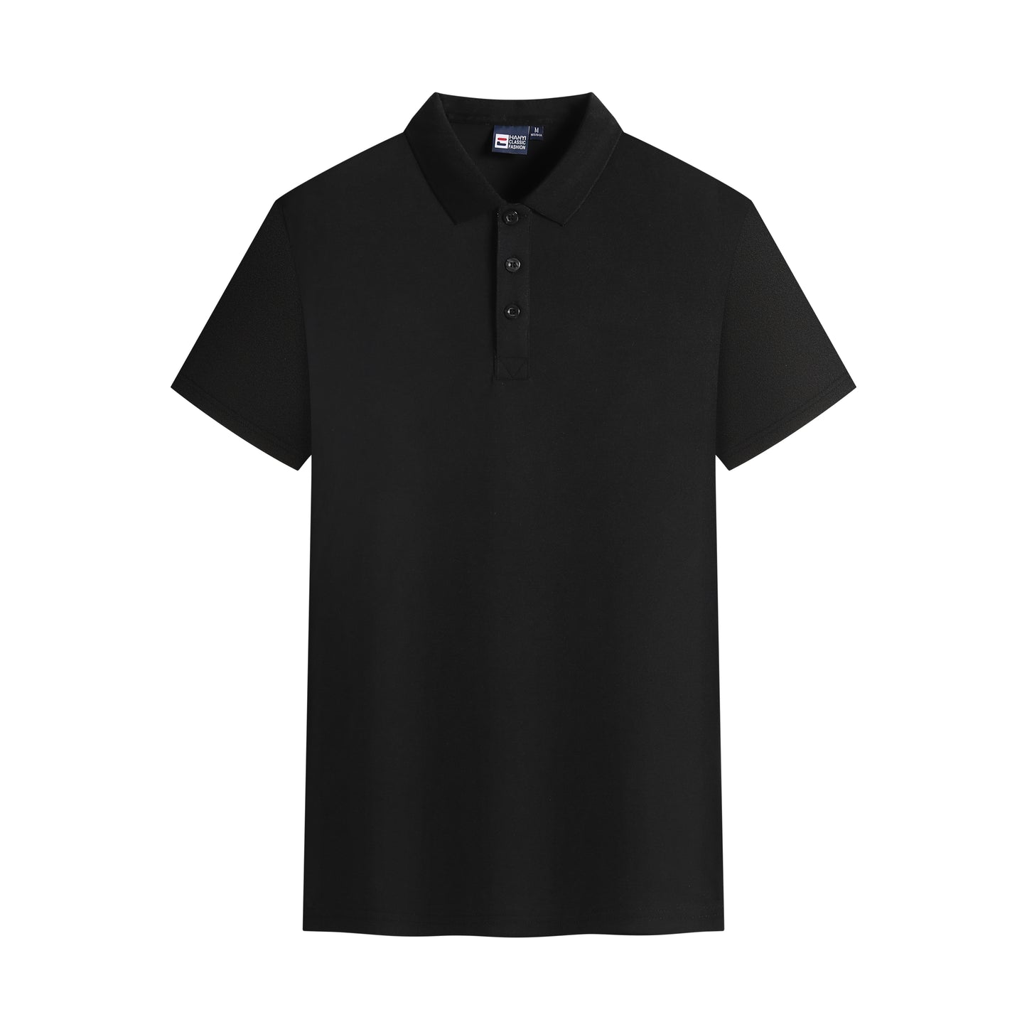 Unisex Short Sleeve Polo Shirt – Cotton Blend, Three Button Closure, Regular Fit