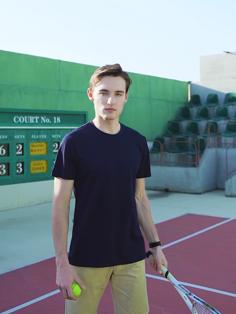 Garment-Washed Cotton T-shirt